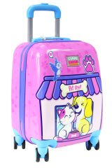 Coral High 16776 Pet Shop Desen - ABS  Çocuk Valizi