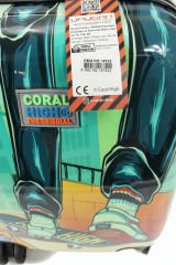 Coral High 16742 Kaykay Desen - ABS  Çocuk Valizi
