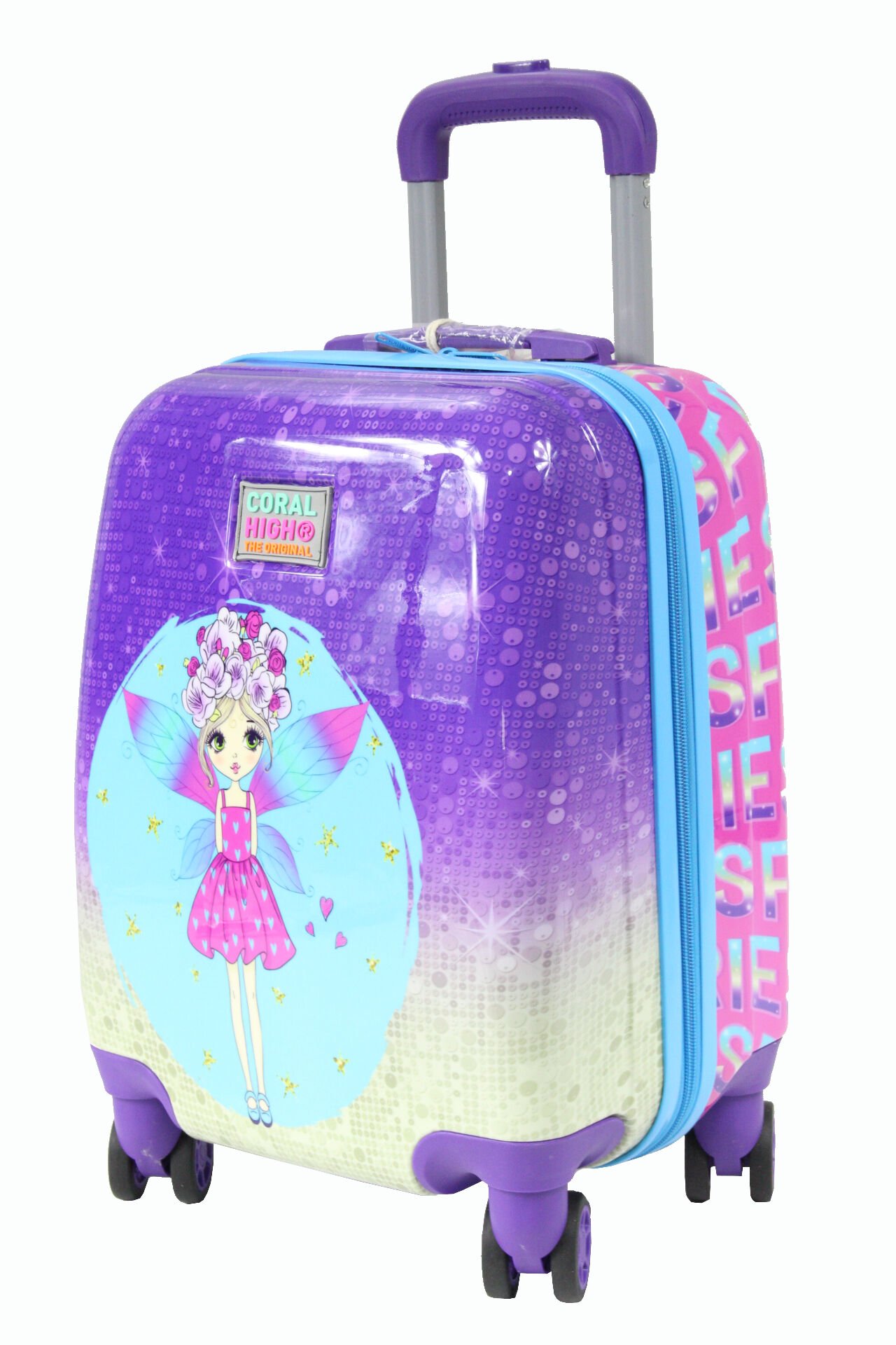 Coral High 16726 Anime Kız Desen - ABS  Çocuk Valizi