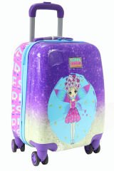 Coral High 16726 Anime Kız Desen - ABS  Çocuk Valizi
