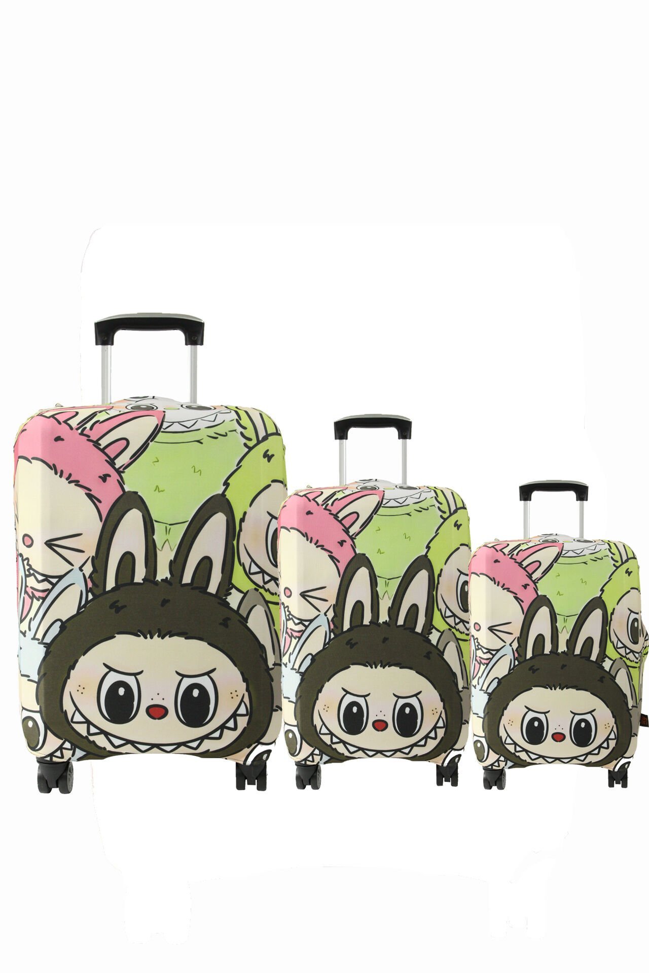 (My#137 LA 1 ) VALİZLER İÇİN KILIF SETİ (KABİN ORTA VE BÜYÜK)