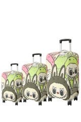 (My#137 LA 1 ) VALİZLER İÇİN KILIF SETİ (KABİN ORTA VE BÜYÜK)