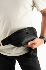 M 431 Mega Bag  Suni Deri Bel / Bodybag  Çanta