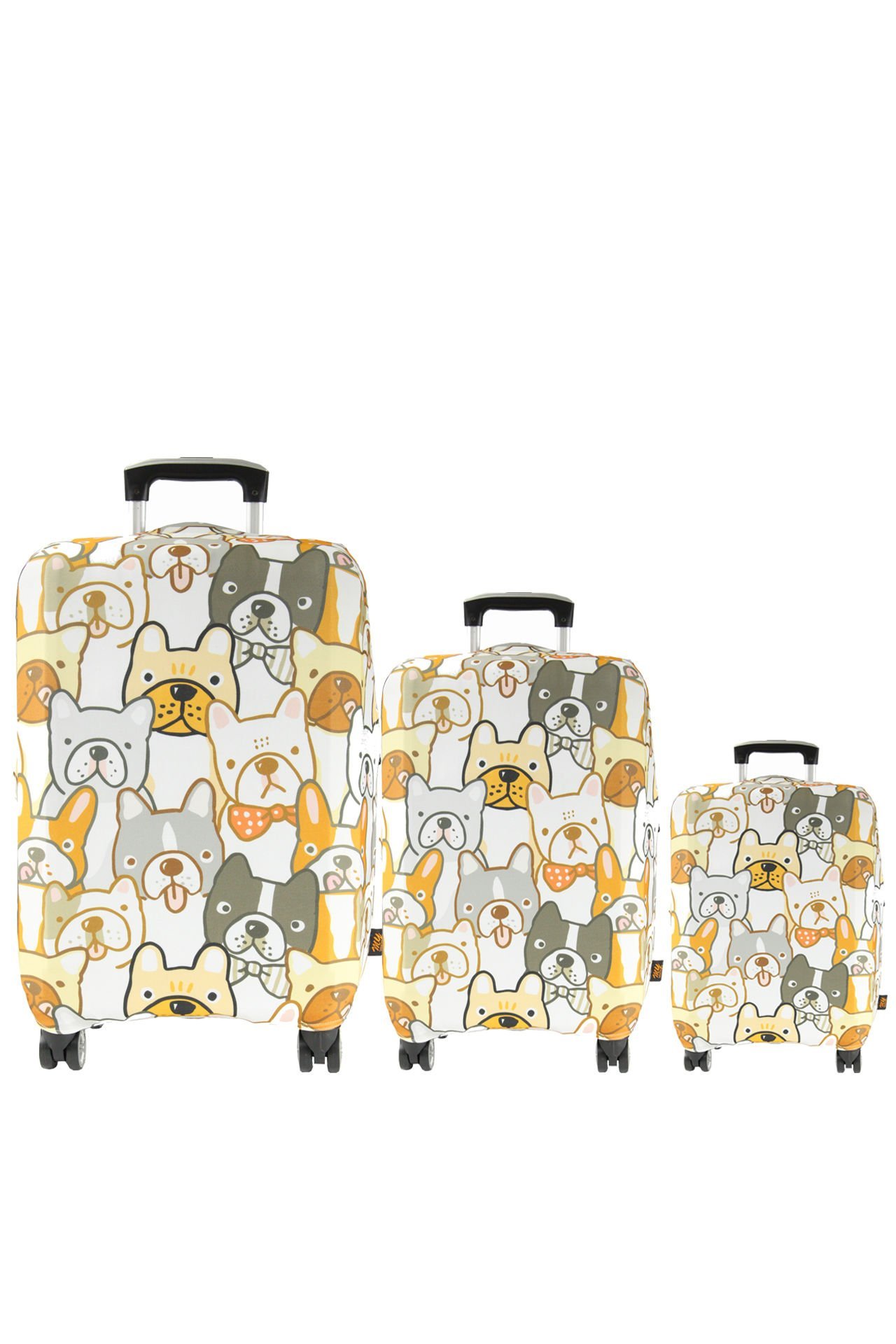 (My#140 PUG 2) VALİZLER İÇİN KILIF SETİ (KABİN ORTA VE BÜYÜK)