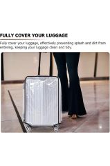 (My Şeffaf) VALİZ İÇİN KILIF Seti - Kabin+ Orta + Büyük