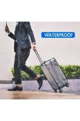 (My Şeffaf) VALİZ İÇİN KILIF Seti - Kabin+ Orta + Büyük