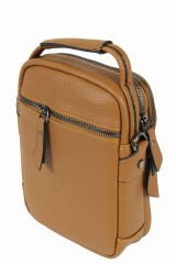 M 426 Mega Bag Suni Deri Bodybag Omuz Çantası