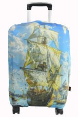 (My#116 Gemi) VALİZLER İÇİN KILIF SETİ (KABİN ORTA VE BÜYÜK)