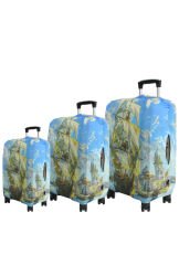 (My#116 Gemi) VALİZLER İÇİN KILIF SETİ (KABİN ORTA VE BÜYÜK)