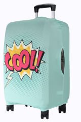 (My#106 COOL!) VALİZLER İÇİN KILIF SETİ (KABİN ORTA VE BÜYÜK)