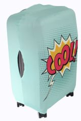 (My#106 COOL!) VALİZLER İÇİN KILIF SETİ (KABİN ORTA VE BÜYÜK)