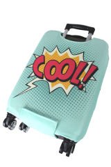 (My#106 COOL!) VALİZLER İÇİN KILIF SETİ (KABİN ORTA VE BÜYÜK)