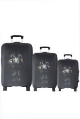 (My#100 Arslan Gözler) VALİZLER İÇİN KILIF SETİ (KABİN ORTA VE BÜYÜK)