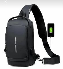 Newish Polo Uzi - Polyester Kumaş - Unisex Çapraz Çanta, Body Bag