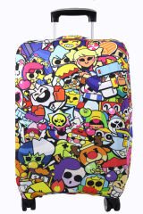 (My#108 Karakter-1) VALİZLER İÇİN KILIF SETİ (KABİN ORTA VE BÜYÜK)