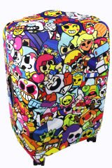 (My#108 Karakter-1) VALİZLER İÇİN KILIF SETİ (KABİN ORTA VE BÜYÜK)