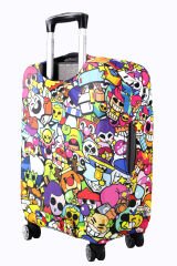 (My#108 Karakter-1) VALİZLER İÇİN KILIF SETİ (KABİN ORTA VE BÜYÜK)