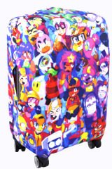 (My#110 Karakter-2) VALİZLER İÇİN KILIF SETİ (KABİN ORTA VE BÜYÜK)