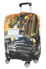 (My#104 Antika) VALİZLER İÇİN KILIF SETİ (KABİN ORTA VE BÜYÜK)