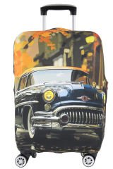 (My#104 Antika) VALİZLER İÇİN KILIF SETİ (KABİN ORTA VE BÜYÜK)