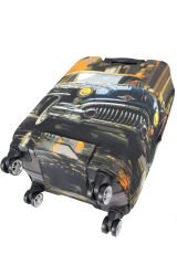 (My#104 Antika) VALİZLER İÇİN KILIF SETİ (KABİN ORTA VE BÜYÜK)