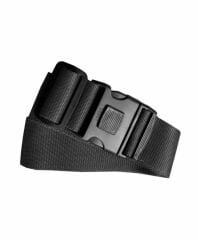 Metropolitan Valiz Bavul Çanta Emniyet Kemeri-Siyah, Kilitli, 4 Adet