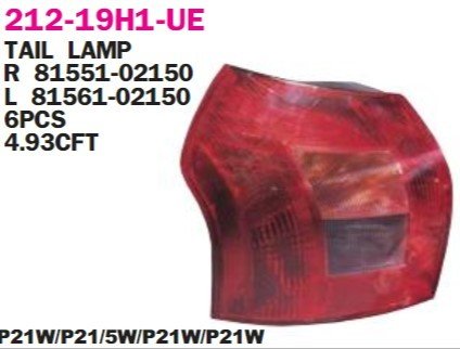 TOYOTA COROLLA HB STOP LAMBASI SOL 01-03 BENZIN-DIZEL