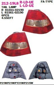 TOYOTA COROLLA SD STOP LAMBASI SOL 02-03 BENZIN-DIZEL