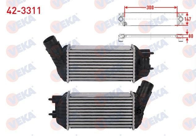 CITROEN C4 GRAND PICASSO I 2.0 HDI 150 150 hp 2009-2013 TURBO RADYATORU (INTERCOOLER)