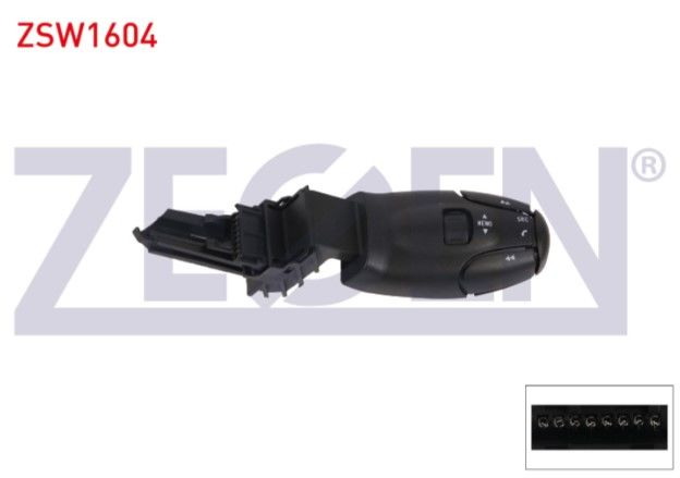 PEUGEOT 2008 13-/ 206 98-06/ 207 06-12/ 208 12-18/ 301 12-/ 307 00-07/ 308 07-13/ 406 95-04/ 407 04-11/ 3008 09-16/ 5008 09-16/ PARTNER 08- RADYO KUMANDA KOLU 8 PIN