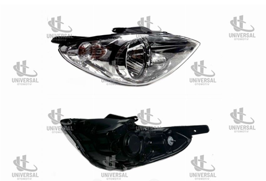 Hyundai İ20 08-11 RH Far (Motorsuz/Elektrikli)
