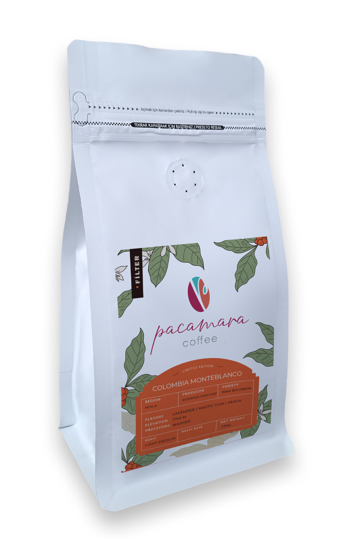 Pacamara Coffee - Monte Blanco Nitelikli Kahve