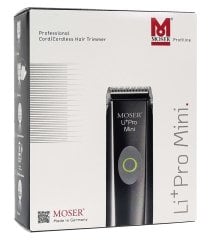 Moser 1584-0050 Li+Pro Mini Şarjlı Profesyonel Saç Kesme Tıraş Makinesi (Küçük Boy)