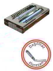 Elektrofrog Sinek Öldürücü Ampul SM 040-P 304 Paslanmaz - Slim Duvar Tipi 40-60 m² 2x15W Dağılmaz UV Florasanlı