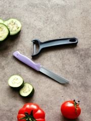 Solingen Tırtıklı Meyve Bıçağı ve Domates ve Kivi Soyacağı 2'li Set