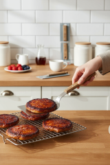 2'li Paslanmaz Çelik Mutfak Spatulası, Smash Burger, Pankek, Keskin Ağız