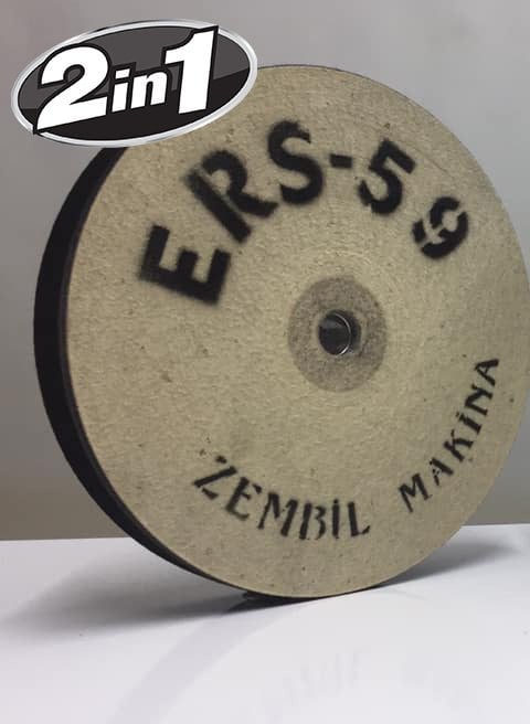 ERS-55 Zembil Bıçak Bileme Makinesi için Yedek Koyun Yünü Keçe 250x30 mm + Şerit Zımpara