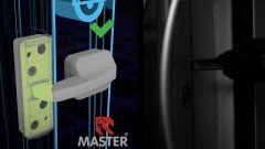 Master Lüks Emniyet Kancası - Çelik Kapı Kilit Güçlendirme - Kolay Montaj Hırsız Güvenlik Sistemi (Gri) 9x8cm