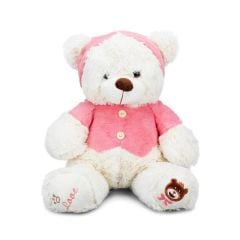 1014 Puffy Friends T Shirtlü Sevimli Peluş Ayı 43 cm