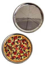 Abant Paslanmaz Çelik Dolma Altlığı Delikli Çelik Pizza Lahmacun Tepsisi 20 cm