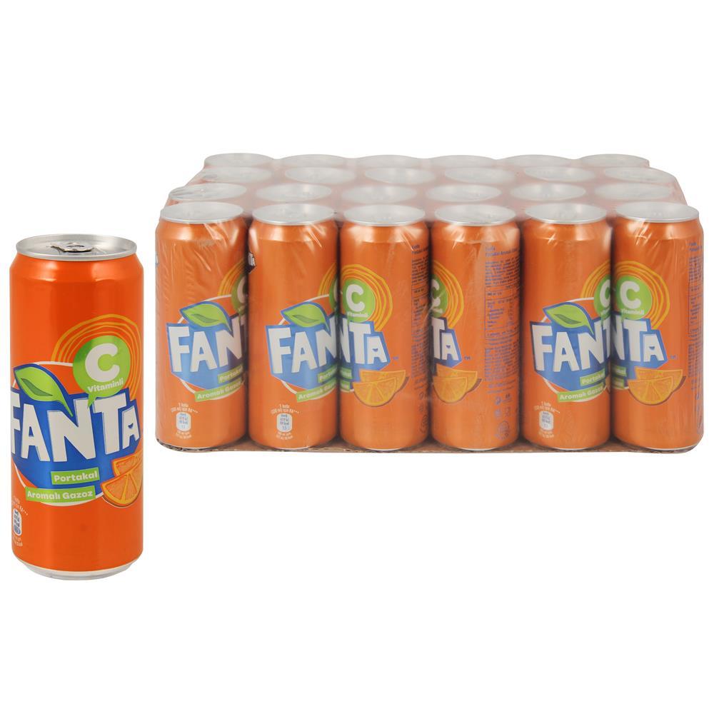 Fanta  330 ml Kutu 24 Adet