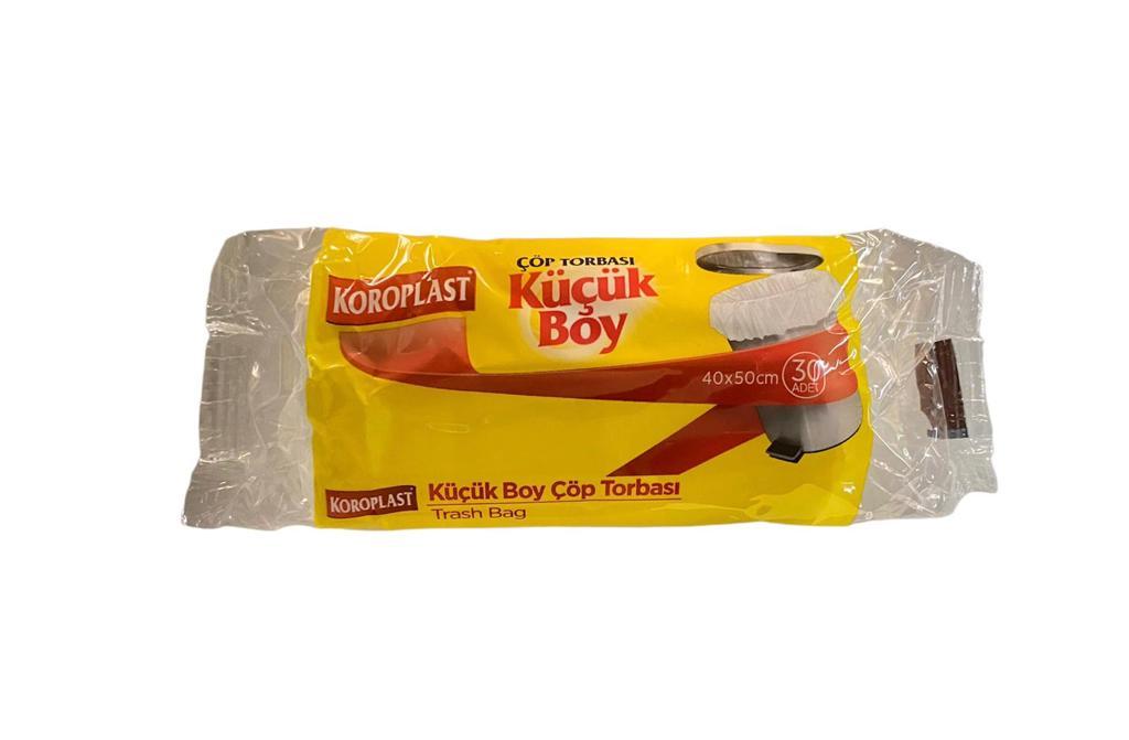 Koroplast Küçük Boy Çöp Torbası 40x50cm 30lu