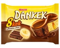 Ülker Dankek Sekiz Kek Çikolata Muz 55 gr 24 adet