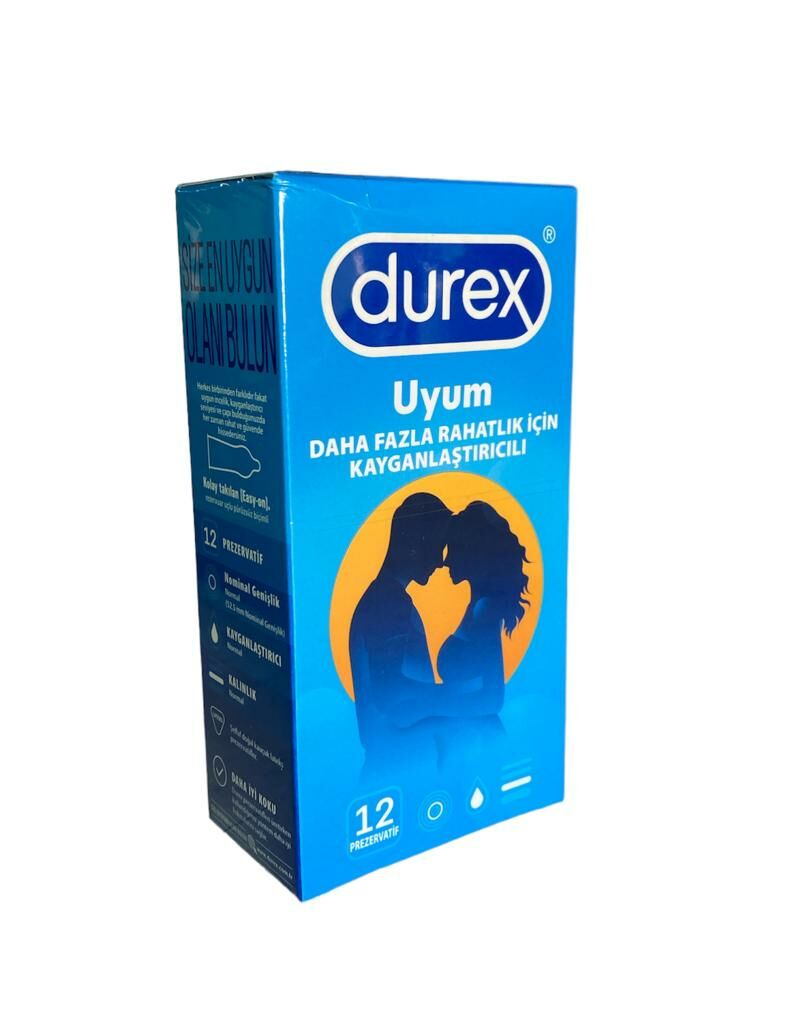 Durex Uyum Prezervatif 12 Adet