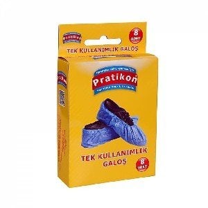 Pratikon Tek Kullanımlık Galoş 8 Adetli