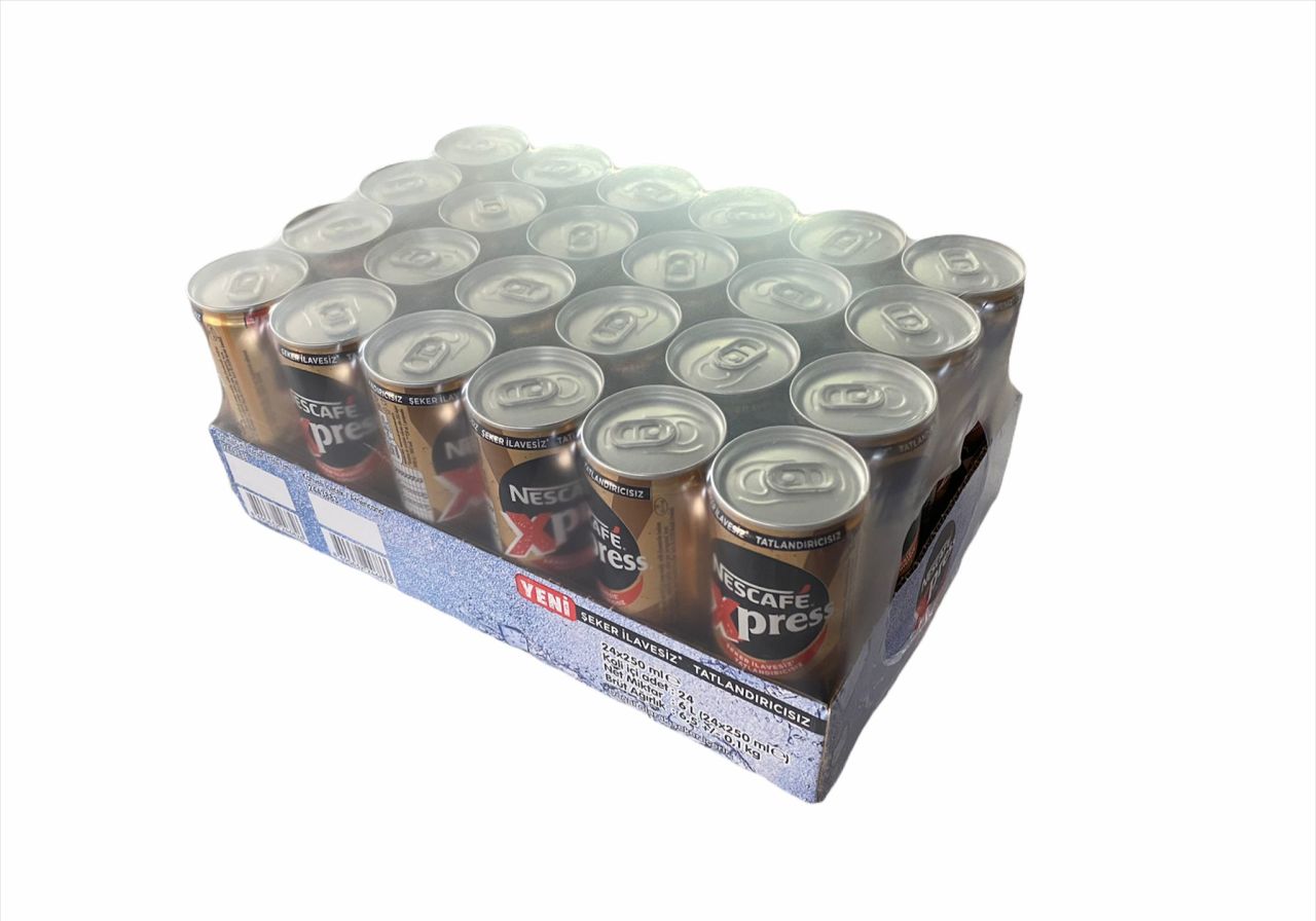 Nescafe Xpress Latte Şekersiz 250ml 24 Adet