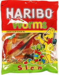 Haribo Worms Solucan Jelibon 80gr 1 Adet