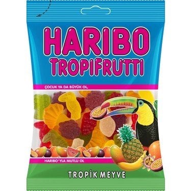 Haribo Tropifrutti Karışık Meyveli Jelibon 80gr 1 Adet