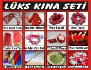 Lüks Kına Gecesi Seti