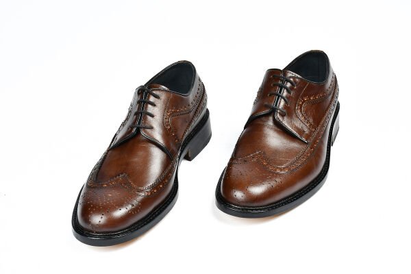 TNL 75 Kahverengi Antik Deri Hakiki Kösele Erkek Ayakkabı